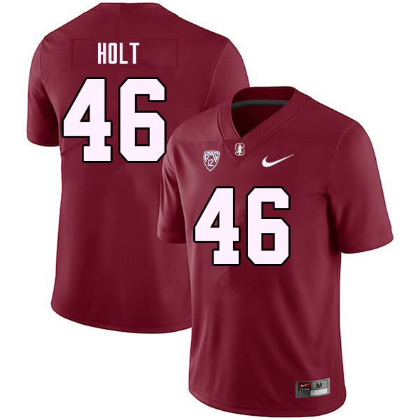 Men #46 Chico Holt Stanford Cardinal College Football Jerseys Stitched Sale-Cardinal